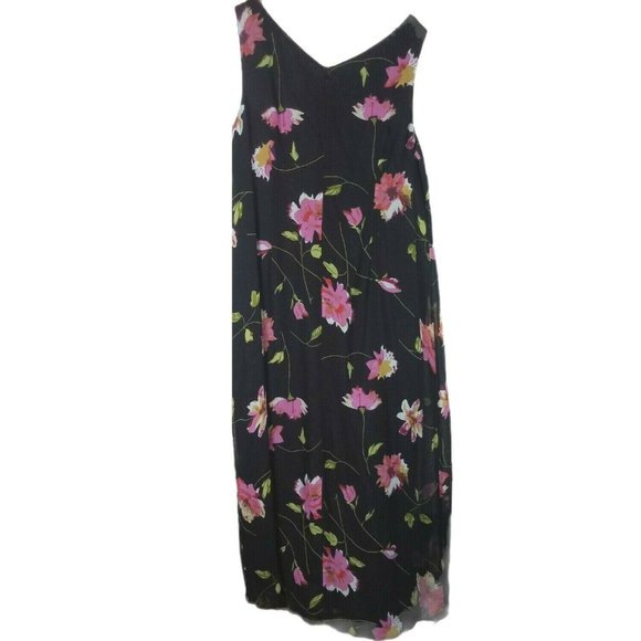 Carol Anderson California Maxi Floral Sheer Dress